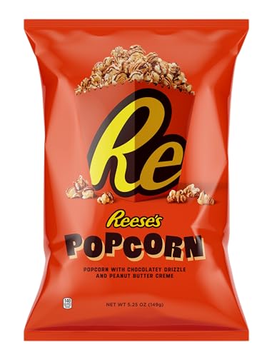 5.25oz Popcorn Drizzled in Peanut Butter and Chocolate X1305