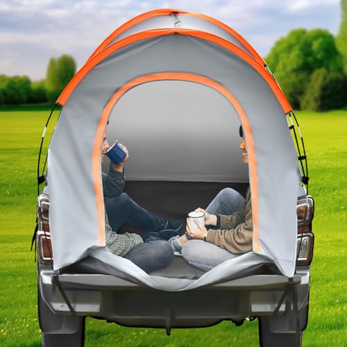 Truck Tent, Oxford Cloth Waterproof PU2000mm 2-3 Person Camping Tent N573629