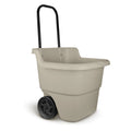 15 Gallon Resin Rolling Lawn Utility Cart O686