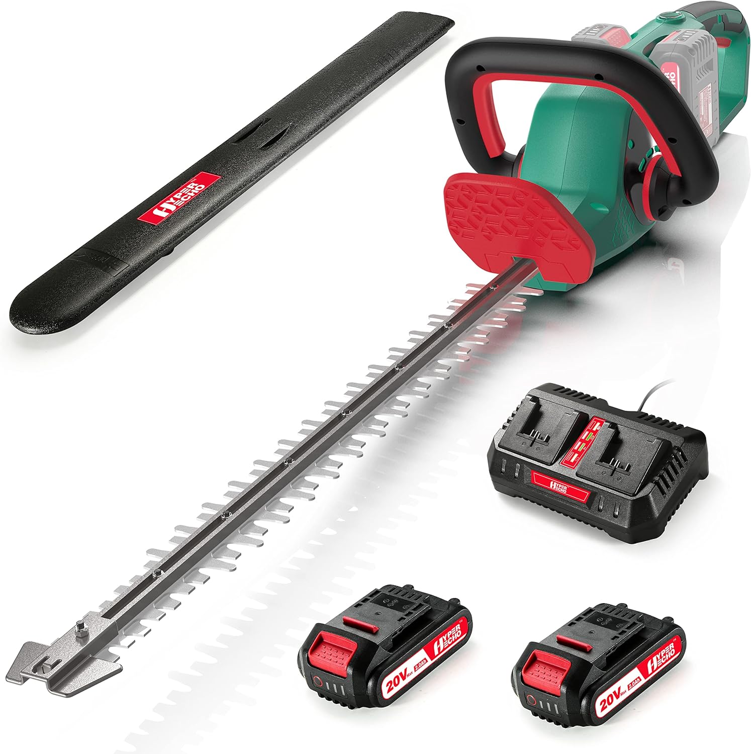 Cordless Hedge Trimmer 40V MAX 24-Inch 1" Cutting Capacity Brushless Motor Y9877
