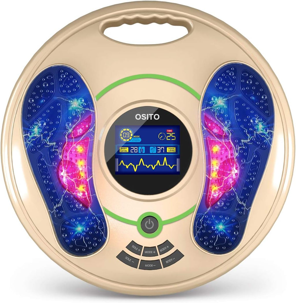 Electrical Pulse Foot Massager with Infrared Remote and TENS M824