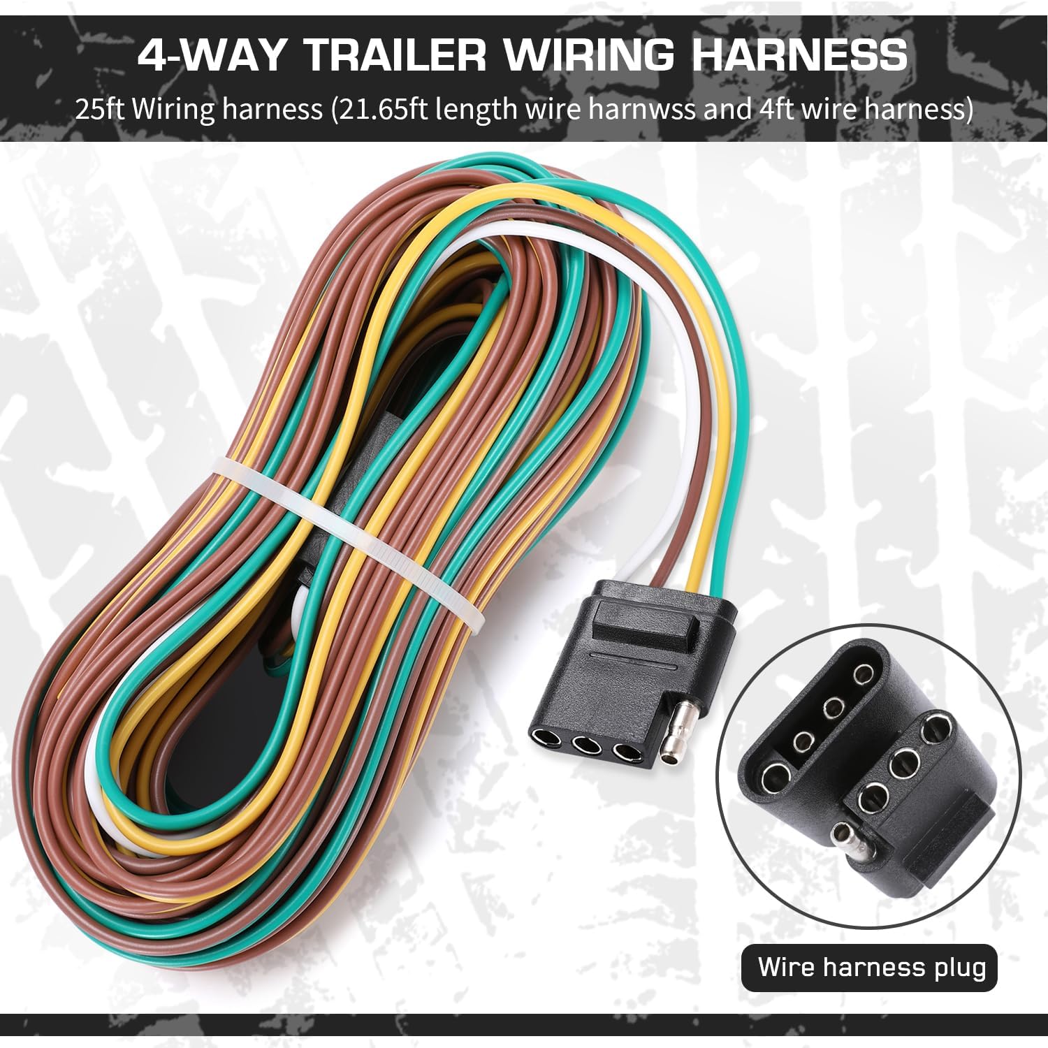 LED Submersible Rectangular Trailer Tail Light Kit O10754