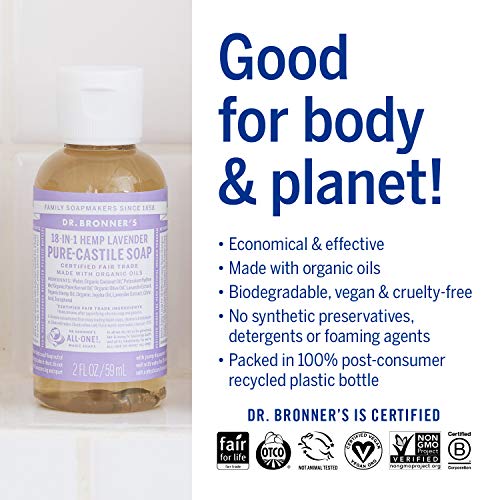 Pure-Castile Liquid Soap (Lavender, 4 ounce) V9476