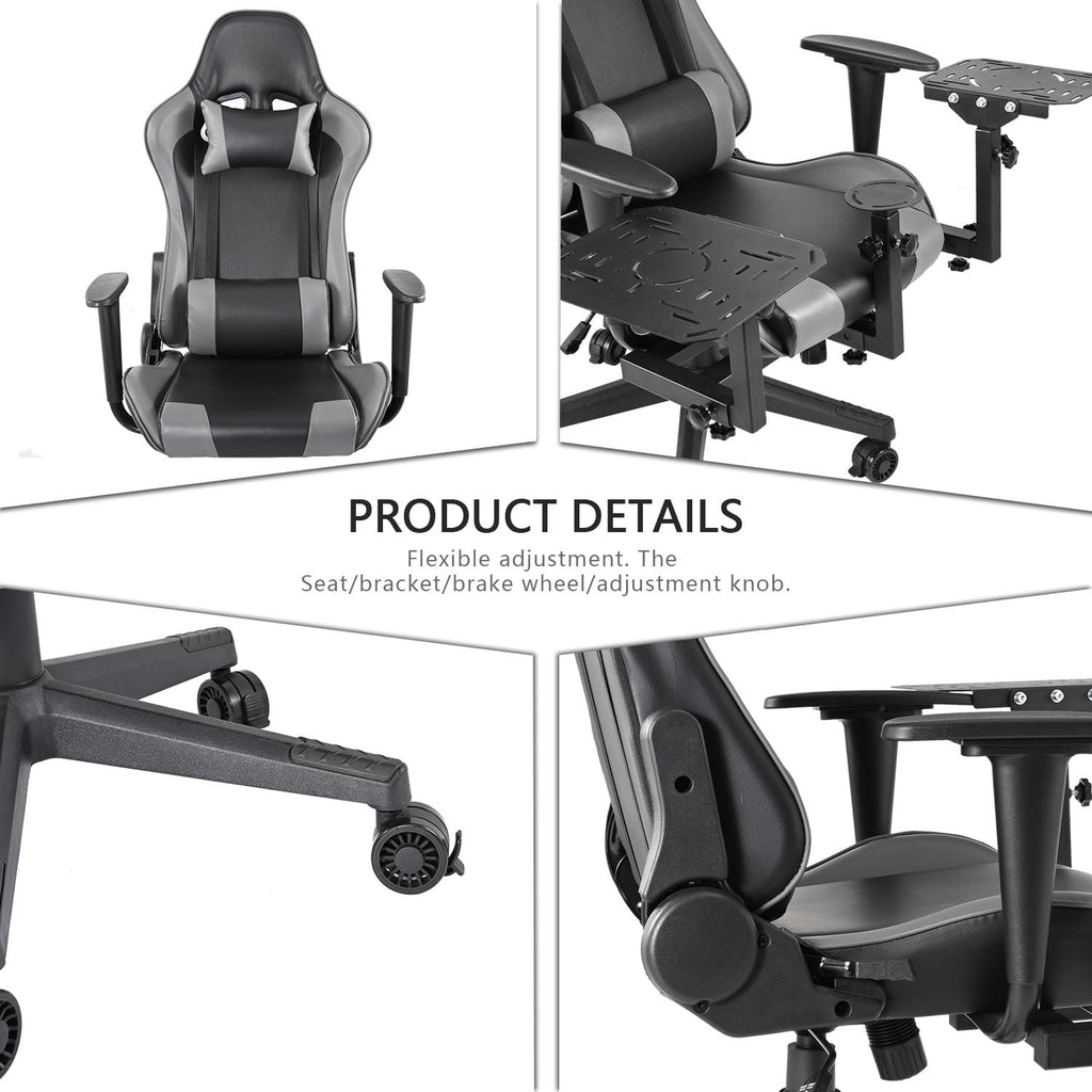 Multifunctional Flight Racing Simulator Cockpit Joystick Mount with Chair O995448