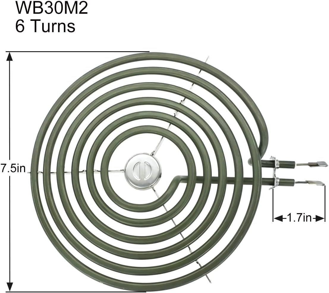 2 pcs 6 Inch and 2 pcs 8 Inch Range Stove Top Surface Element Burner Kit H873
