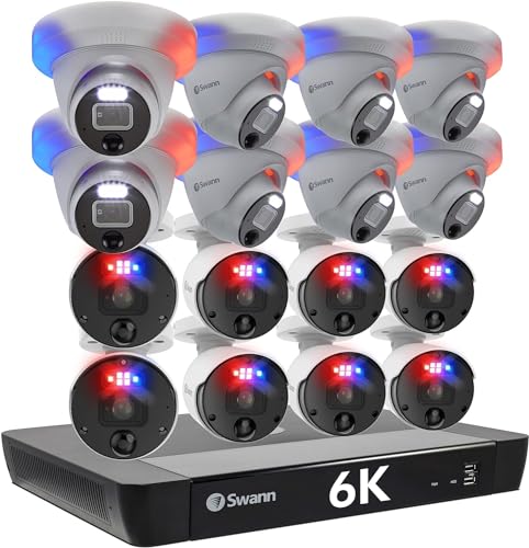 8 Channel 8 Cam 4K Security Camera System with 2TB DVR B40876