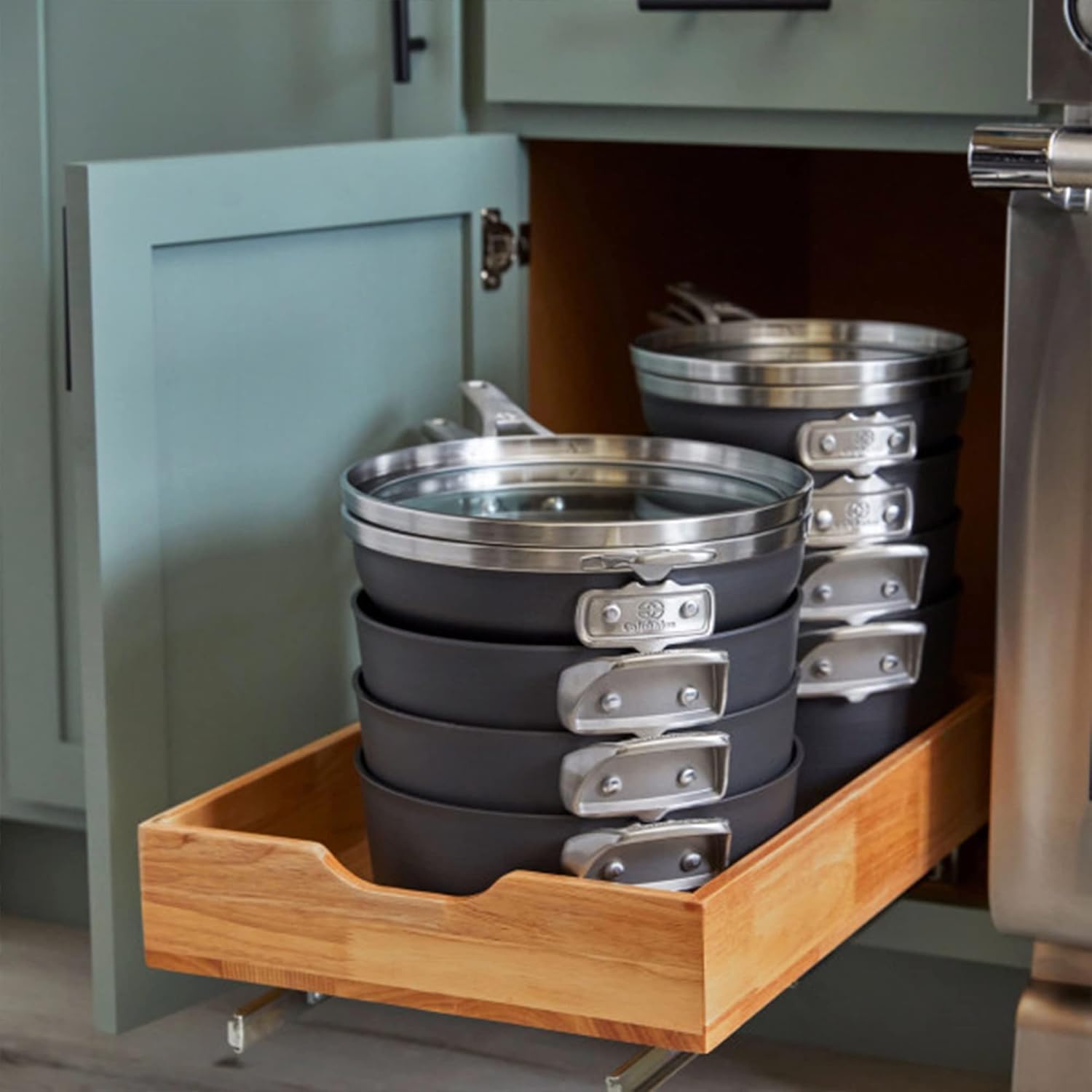 1.5 Quart Hard-Anodized Nonstick Sauce Pan with Lid X49426