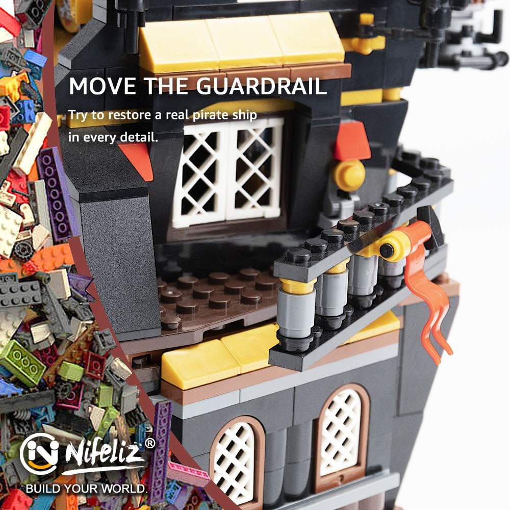 1334 Pcs Building Blocks Ship Model H8124