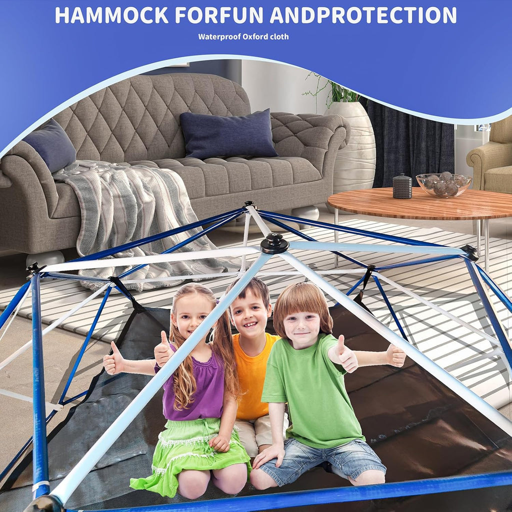 10ft Climbing Dome Jungle Gym with Hammock R687