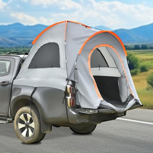 Truck Tent, Oxford Cloth Waterproof PU2000mm 2-3 Person Camping Tent N573629