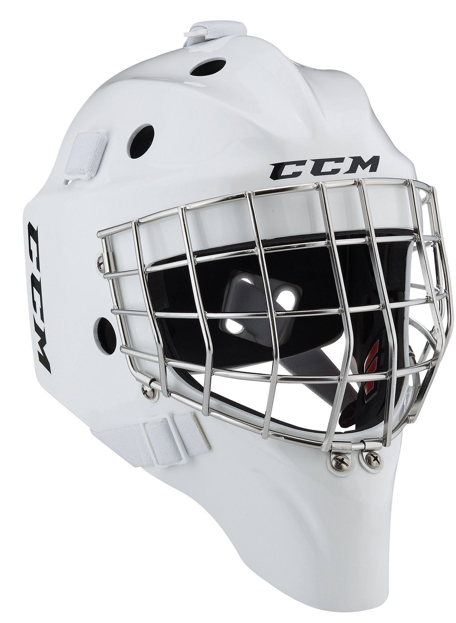 Senior White Goalie Mask J353