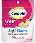 Calcium & Vitamin D Soft Chews Vanilla Creme 60 Each (Pack of 2) J134
