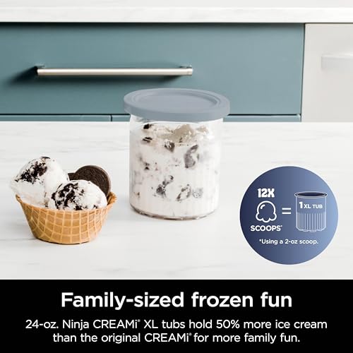 11-in-1 Ice Cream & Frozen Treat Maker with 2 XL Family Size Pint Containers, Silver L79840