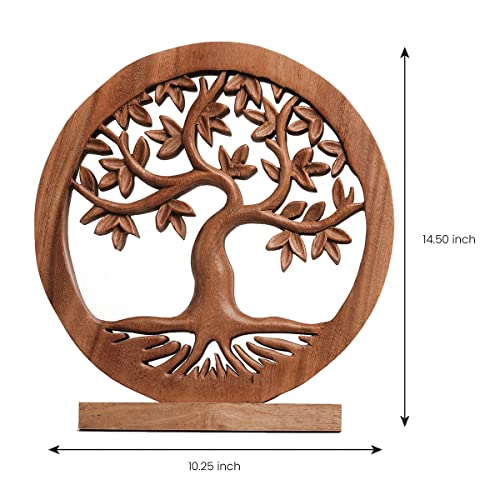 Solid Wood Tree of Life Sculpture Y52842