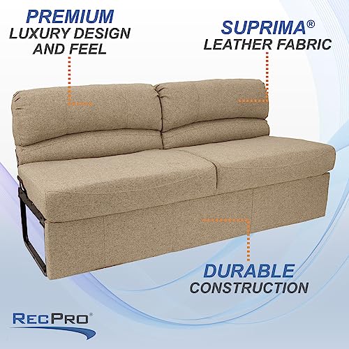 72" Jackknife Sofa Cloth Oatmeal B673522