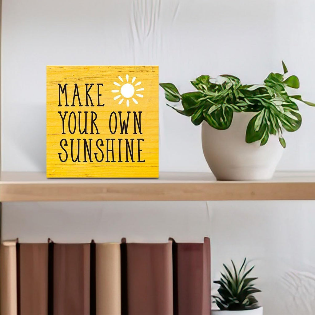 Home Office Desk Cubicle Shelf Decor 7 X 7 Inch Sign H5111