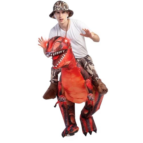 Inflatable Dragon Costume Adults 72IN and Inflatable Dinosaur Costume for Adult 72IN J7128
