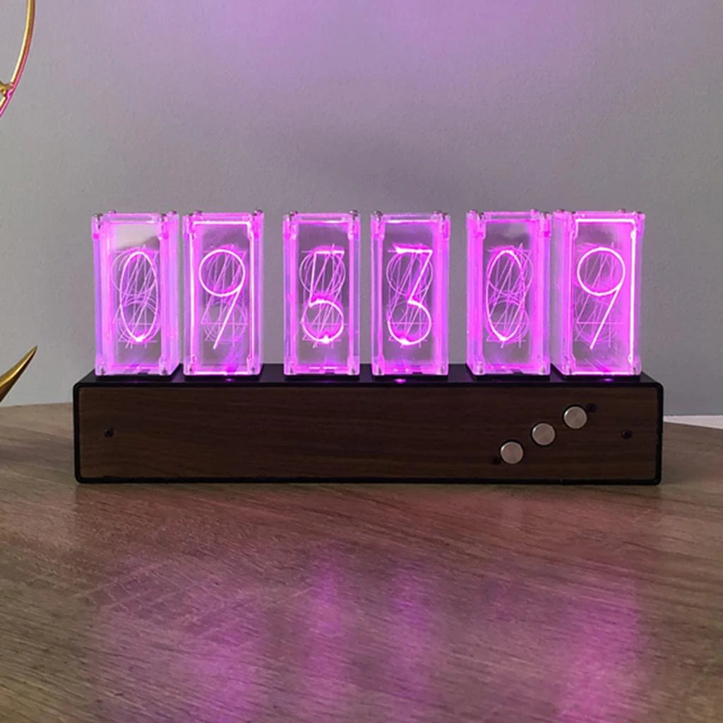 LED Nixie Clock Digital Tube Clock Z38742