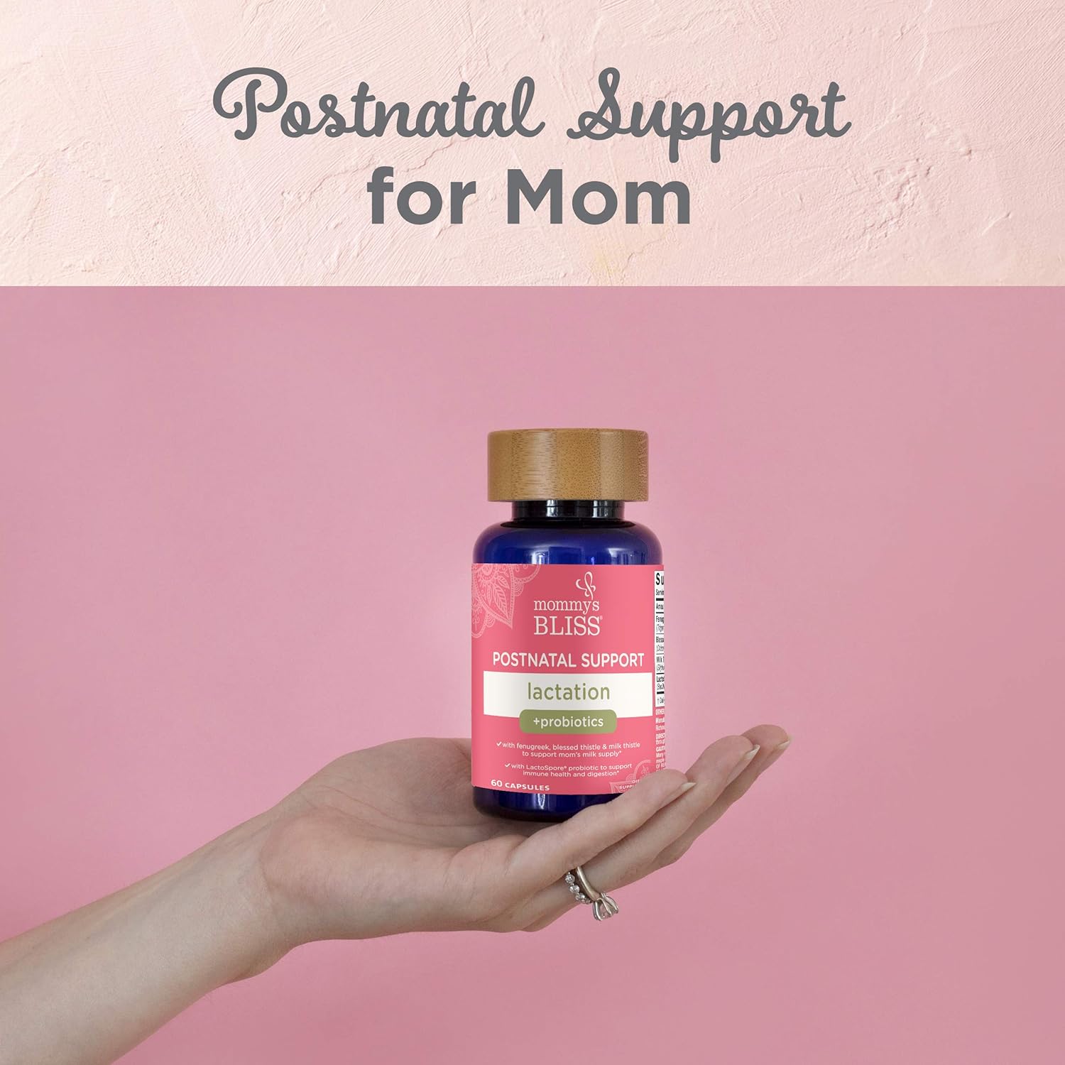 Postnatal Lactation Support Supplement with Probiotics, 60 Servings E684