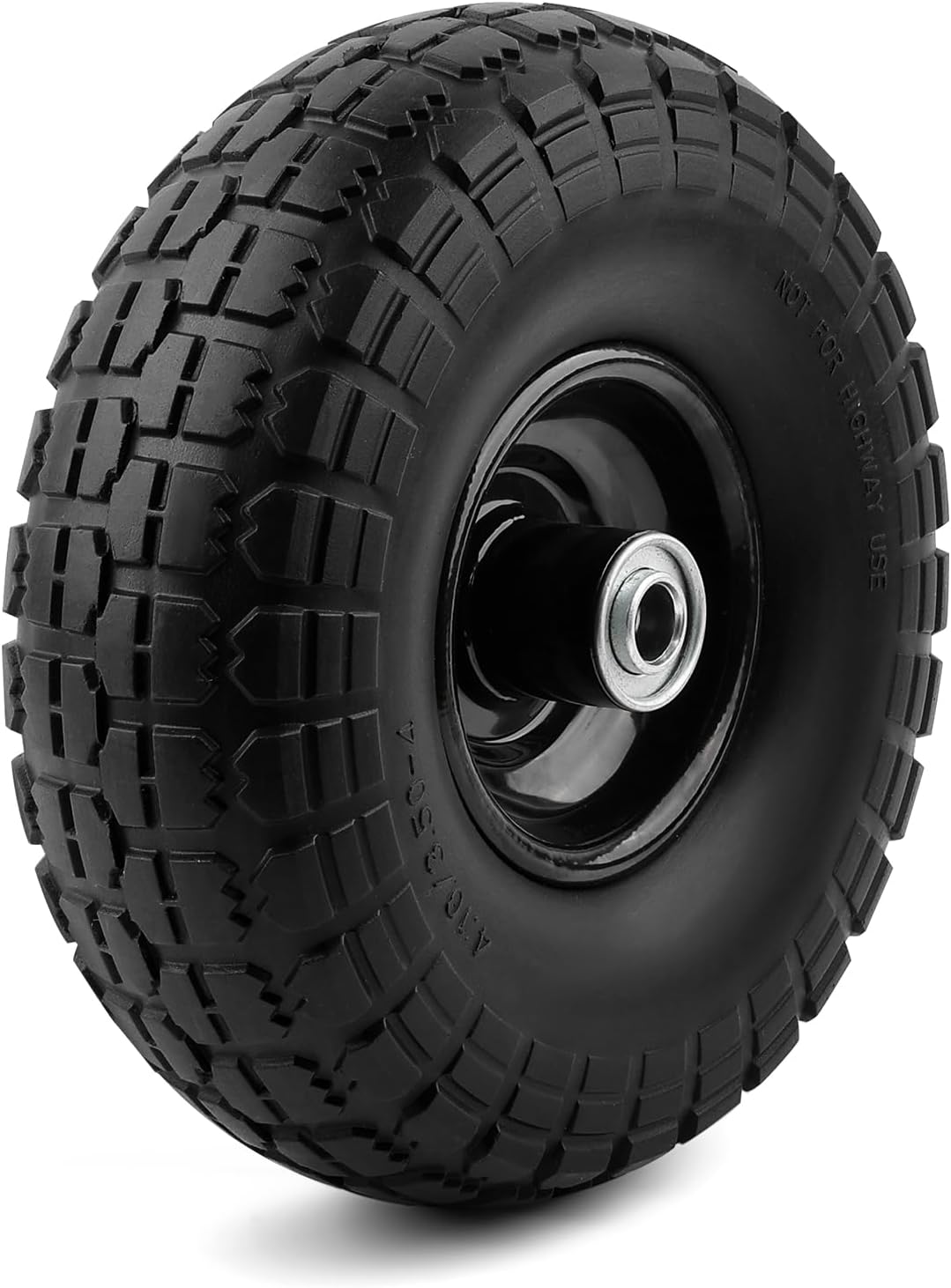 10" Flat-Free Black Replacement Tires 4 Pack C280