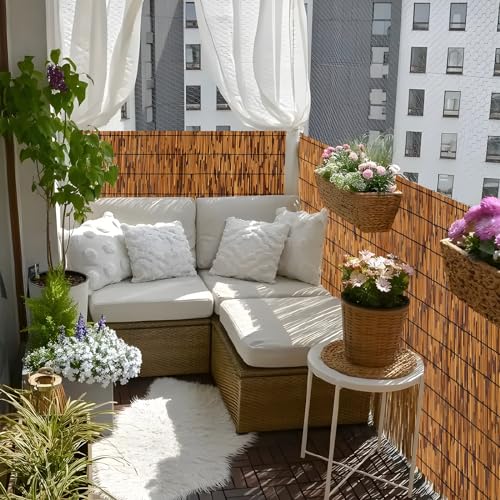 Natural Bamboo Reed Fence 6FT X 16.4FT Y8850