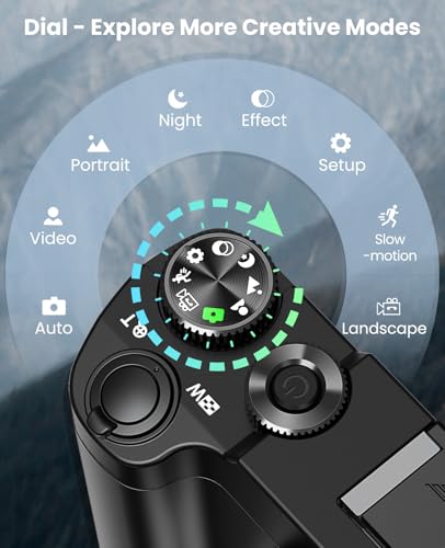 64MP Dual-Lens Digital Camera with Autofocus Anti-Shake 16X Zoom T660