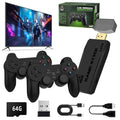 64GB Wireless Retro Game Console with Dual Wireless Controllers K27444