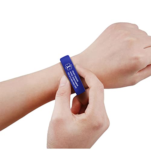 Silicone Emergency ID Bracelet J515