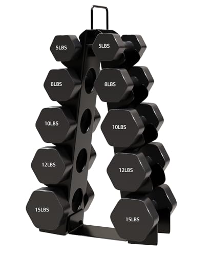 Compact A-Frame Dumbbell Rack I862