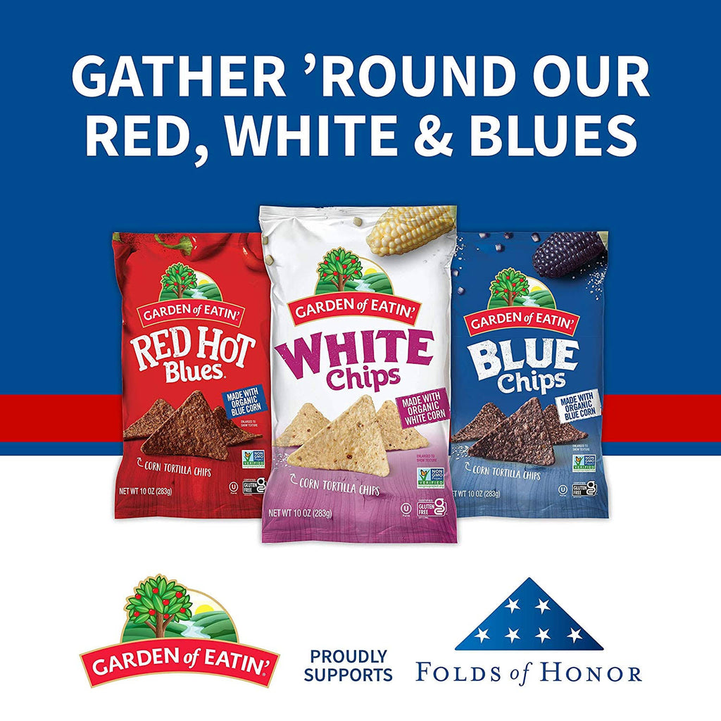 No Salt Added Blue Corn Tortilla Chips 16 oz. N40267