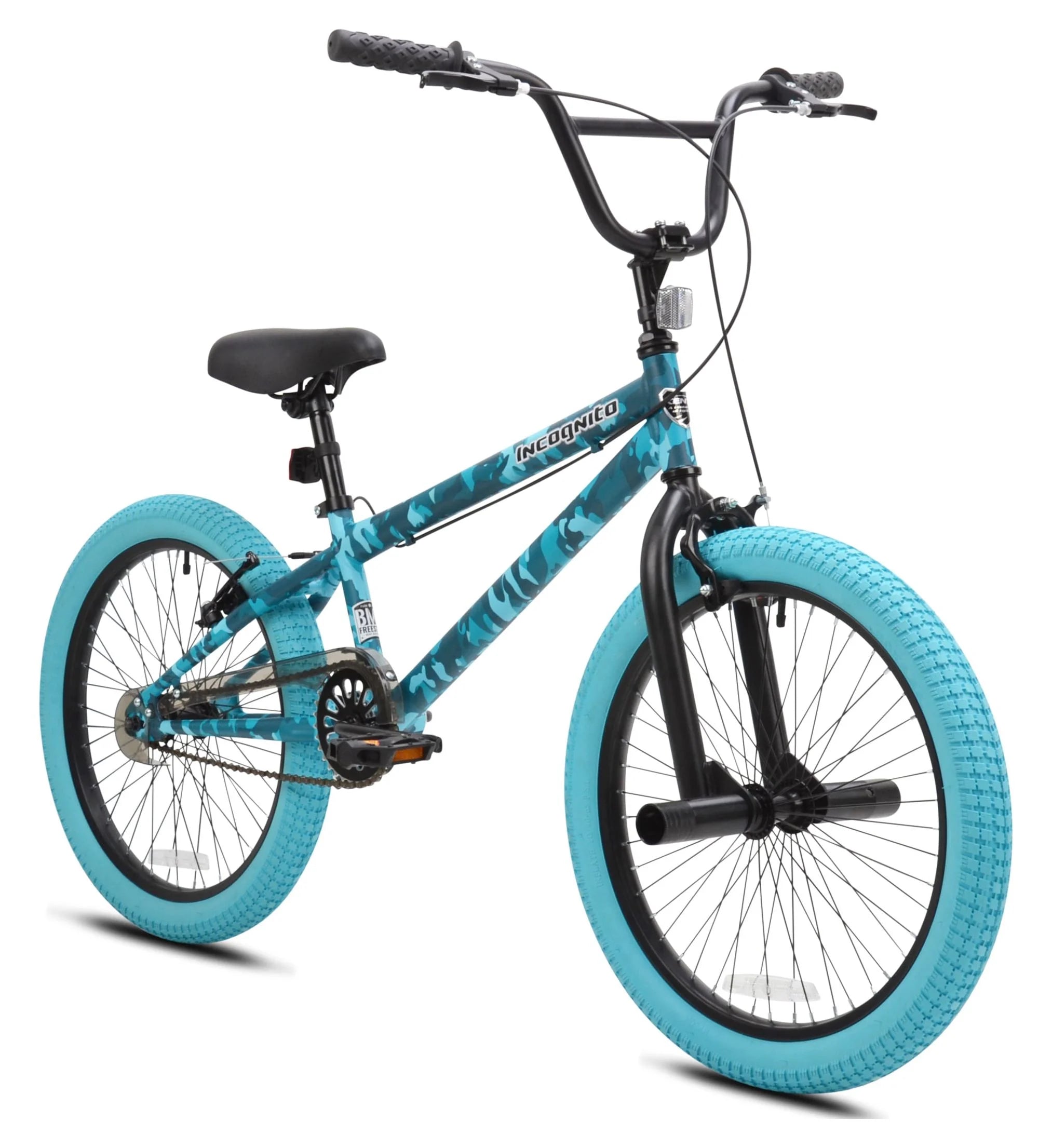 20-inch Turquoise Blue Camouflage Girl's BMX Child Bike W993404