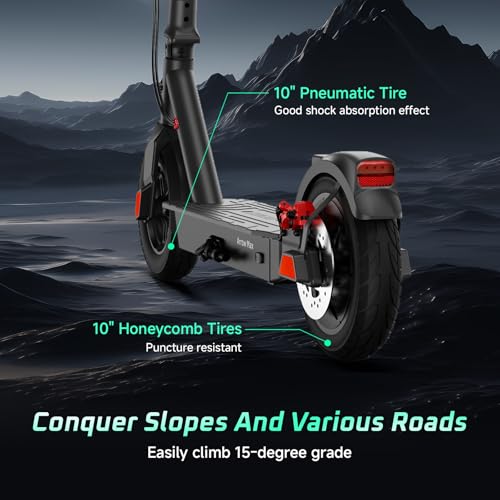 8.5"/10" Pneumatic Tires 500W Motor Foldable Electric Scooter E7106