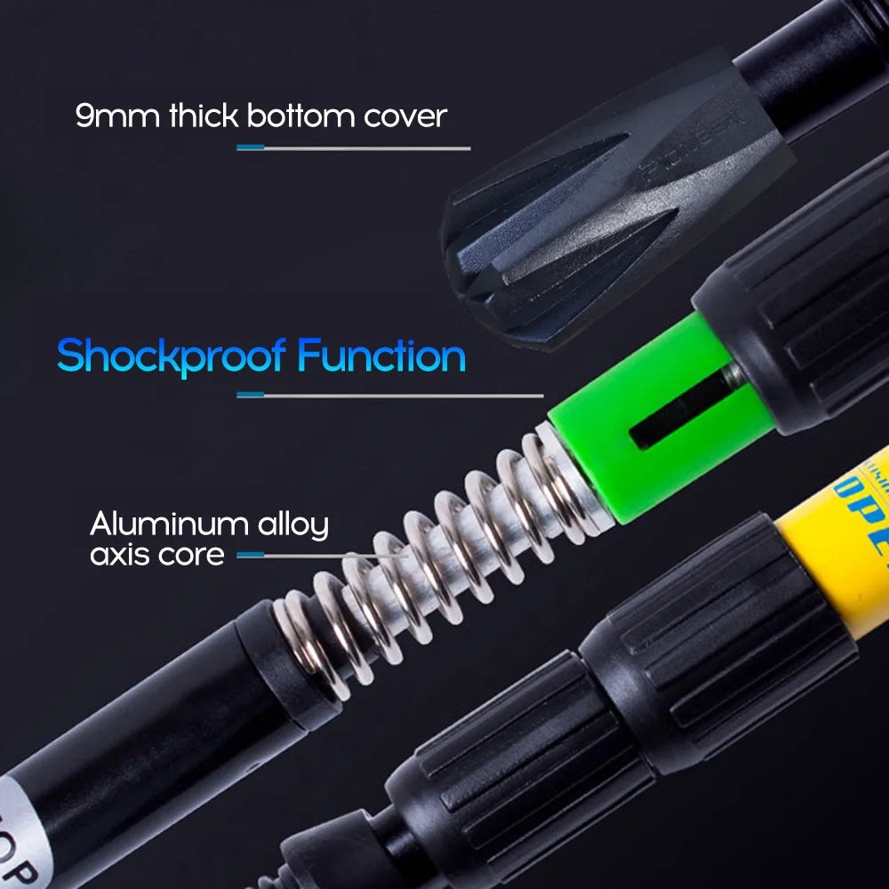 3-Section Telescopic Adjustable Trekking Hiking Cane V2517