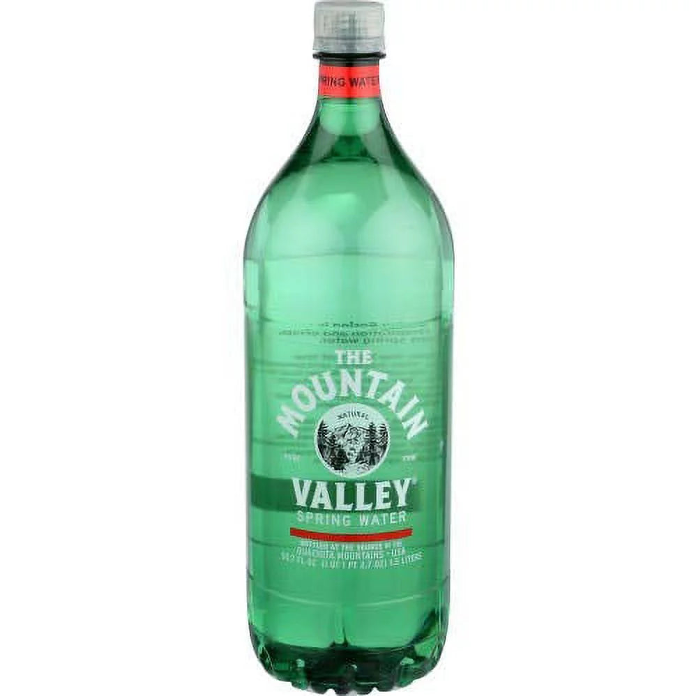 1.5 Liter Flat Cap Pet Bottle Spring Water, 12 per case J423101