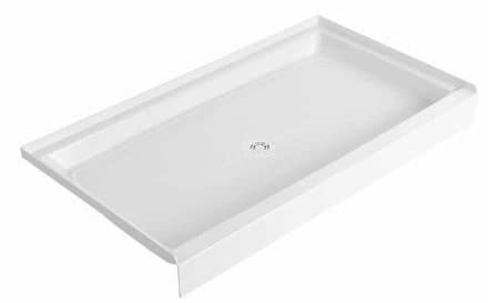 60" x 34" Rectangular Shower Base with Center Drain L938314