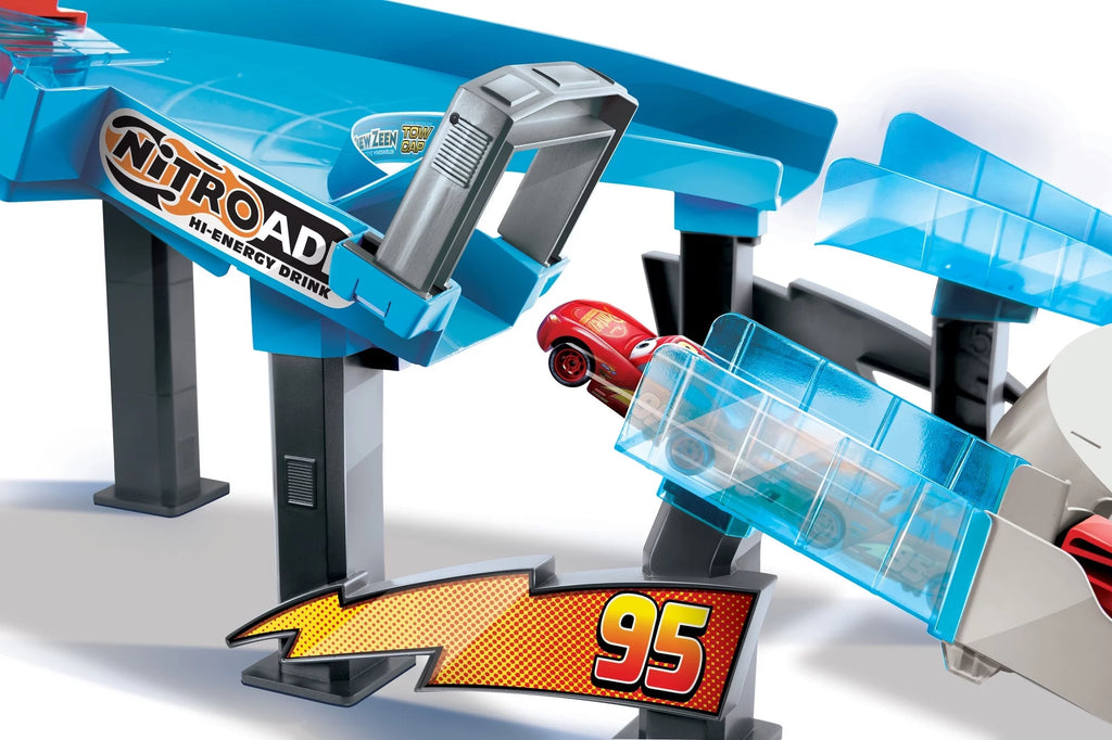 Double Circuit Speedway Playset with Lightning McQueen Toy Car A519