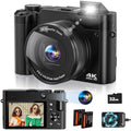 64MP Dual-Lens Digital Camera with Autofocus Anti-Shake 16X Zoom T660