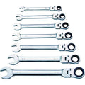 Ratcheting Wrench Set 7 Piece SAE Flex Head M6924