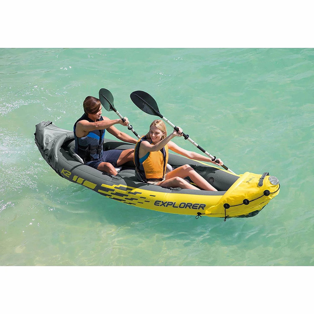 Inflatable Kayak with Oars and Hand Pump N12256
