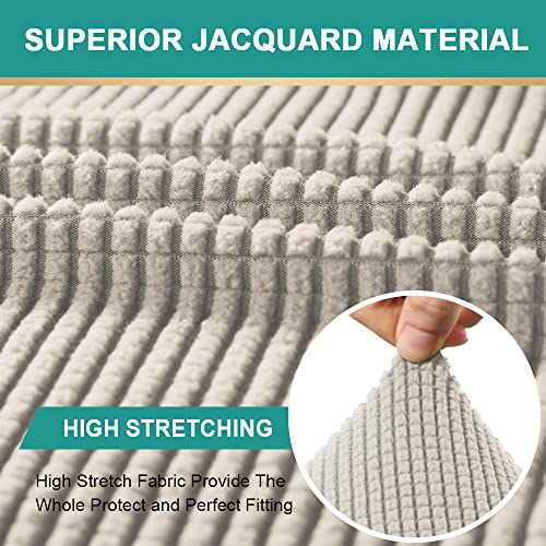 Chaise Lounge Slipcover, Jacquard Stretch, Double Arm, Machine Washable K5054