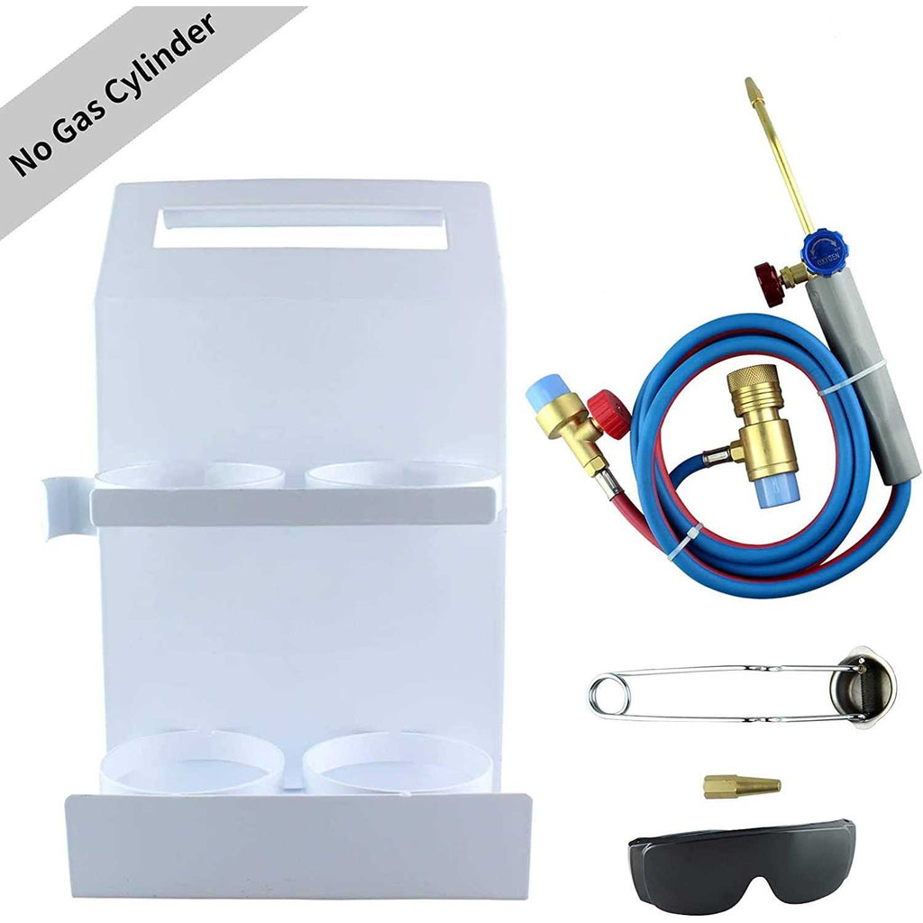 Oxygen MAPP Torch Kit Portable Cylinder Metal Stand S594