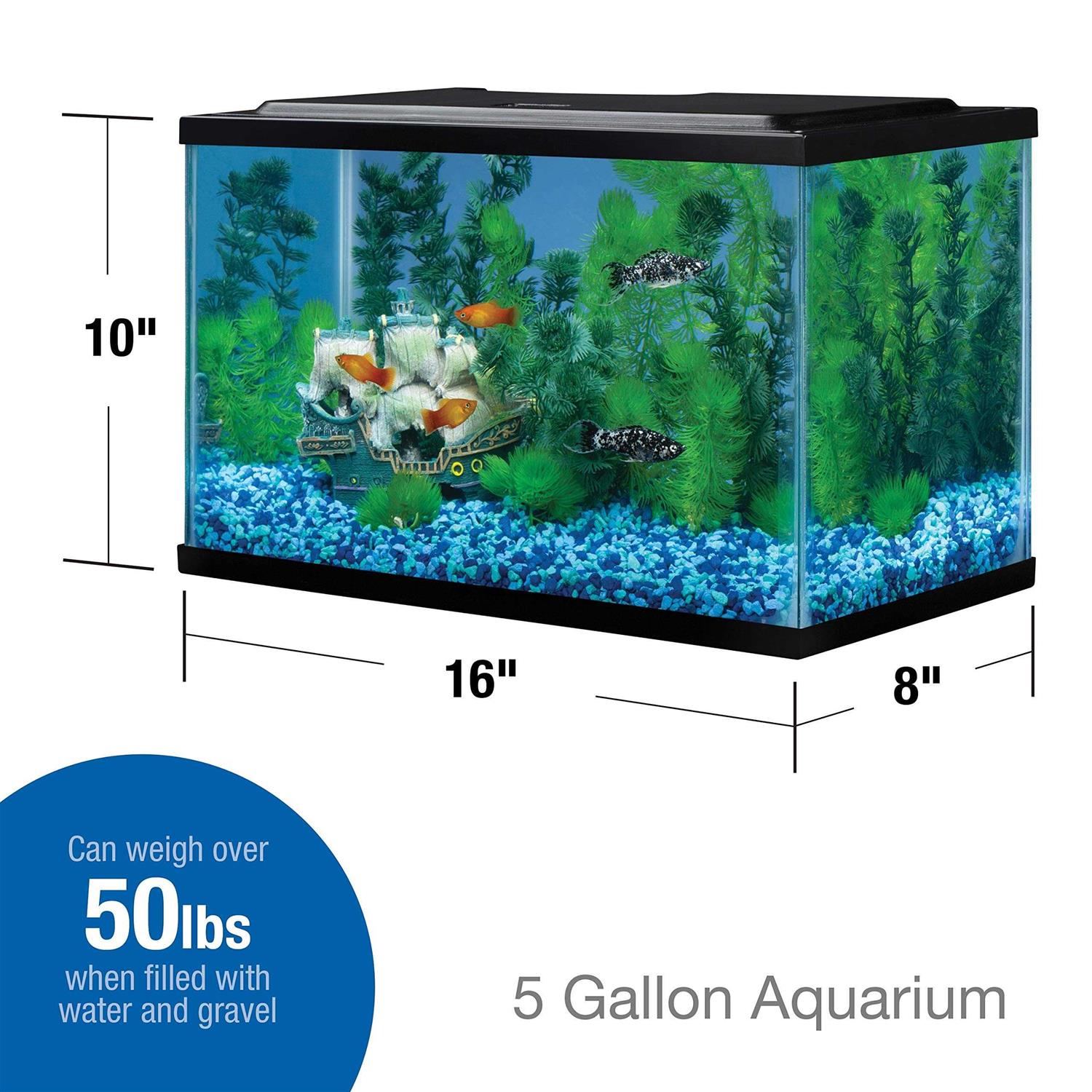 5.5 Gallons Glass Aquarium F3046