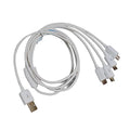 4in1 USB Male to Micro USB Male Charging Cable V416