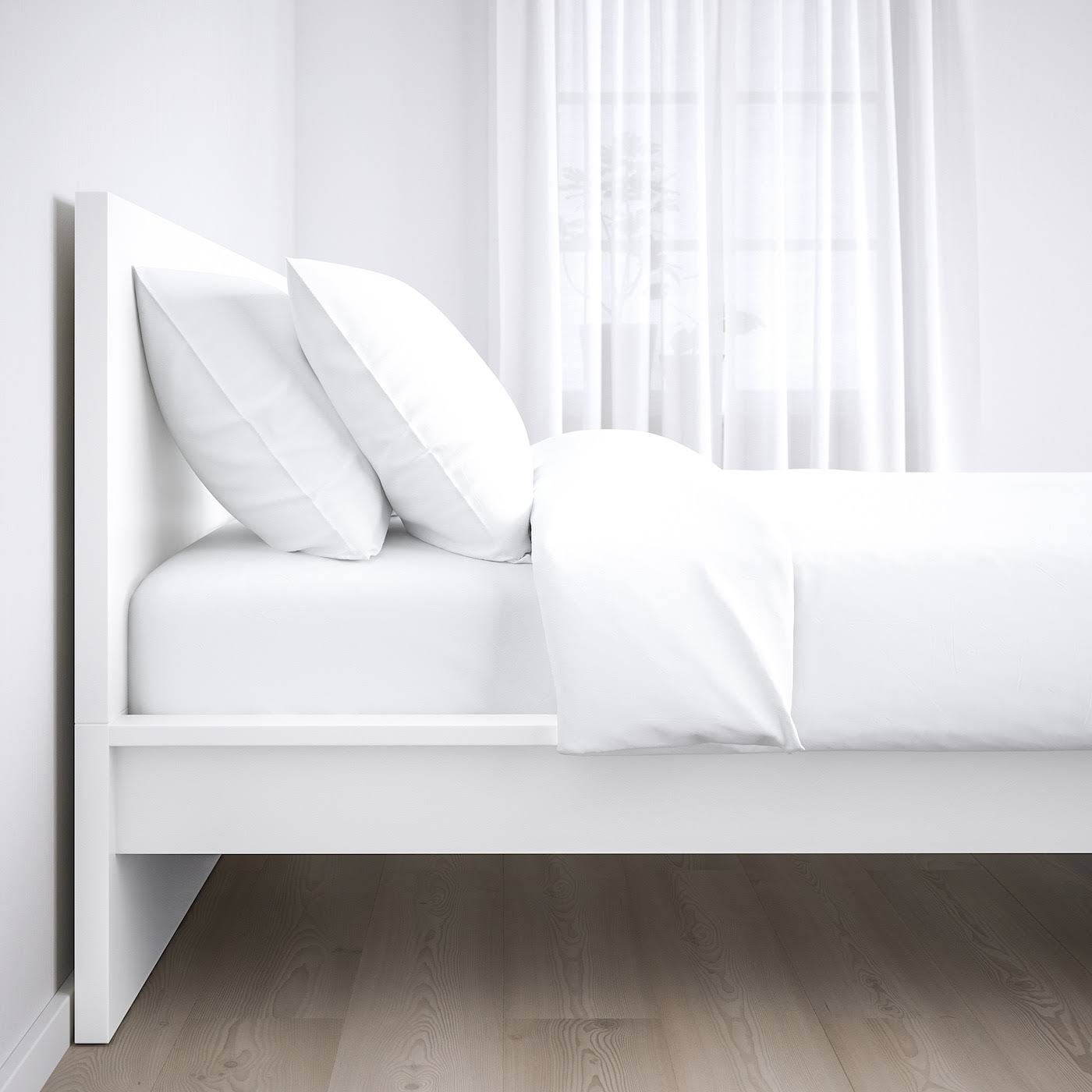 White Full Bed Frame I205034