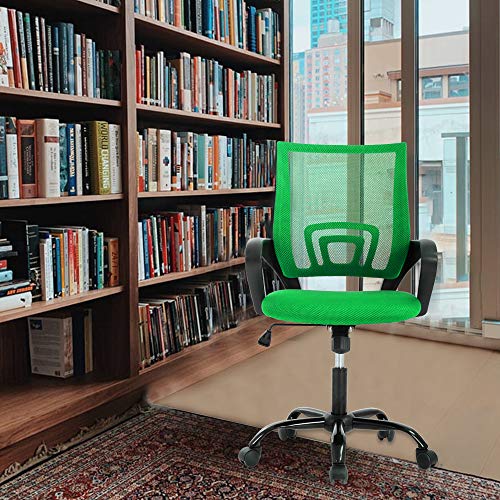 Black Mesh Ergonomic Office Chair with Lumbar Support F217