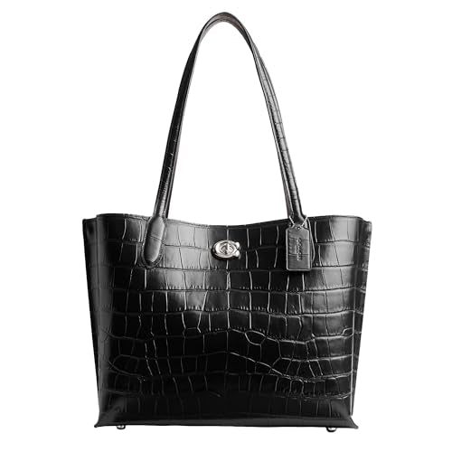 Embossed Croc Willow Tote I59739