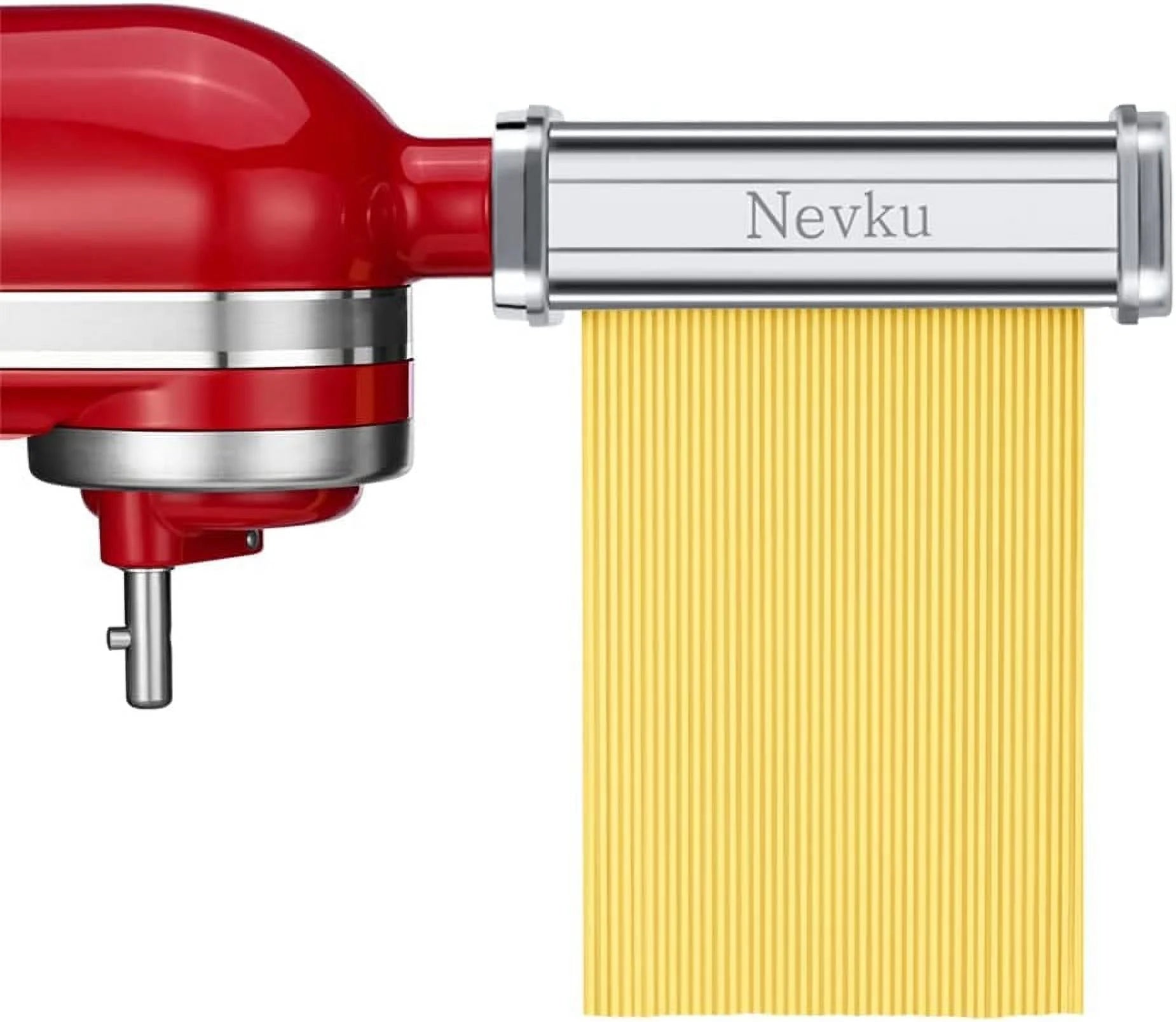Pasta Maker Attachments Set including Pasta Sheet Roller Spaghetti Cutter Fettuccine Cutter B60117