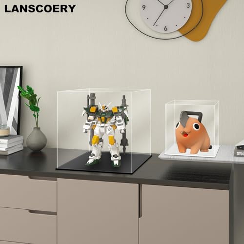 Acrylic Display Case 15.7x15.7x15.7inch White Base H38252