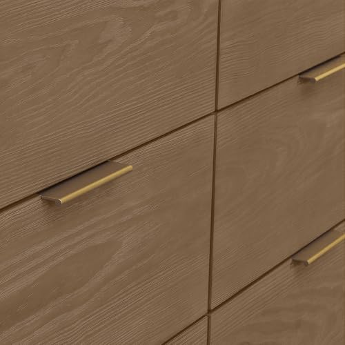 Teak Brown 6 Drawer Dresser G787858