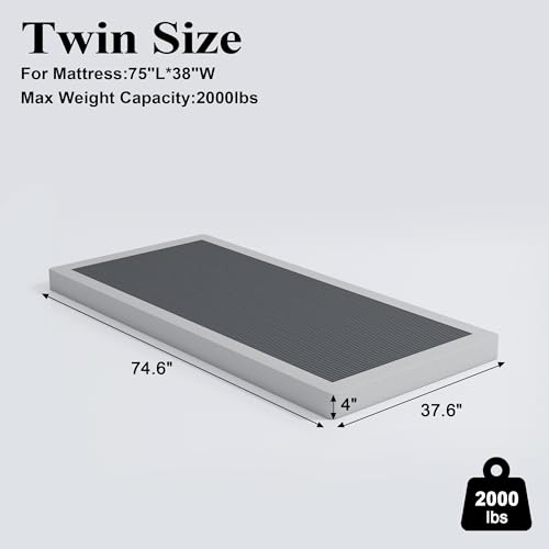 4 Inch Full Size Metal Box Spring I38440